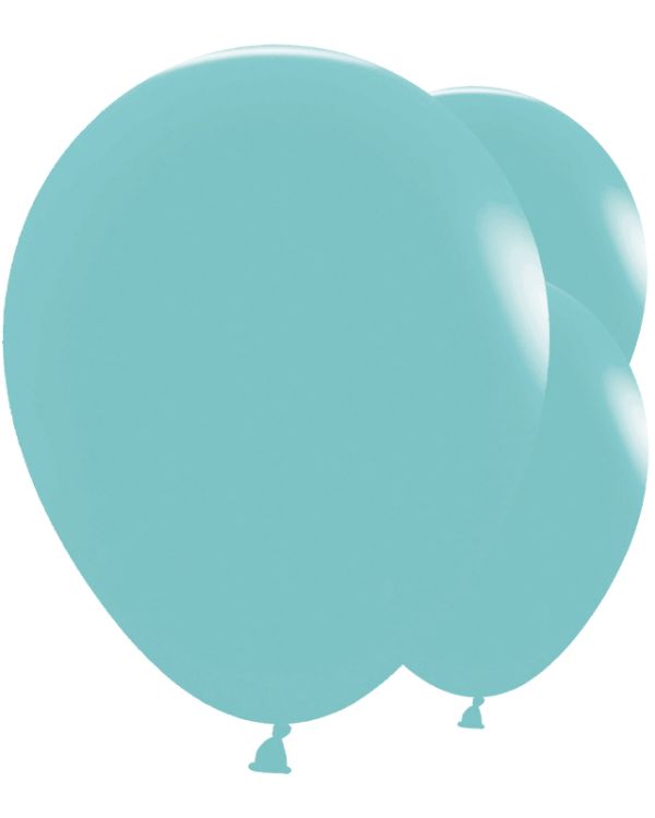Fashion Aquamarine 24&quot; Latex Balloons (3pk)