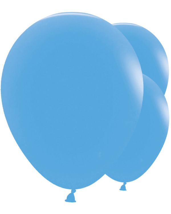 Fashion Blue 24&quot; Latex Balloons (3pk)