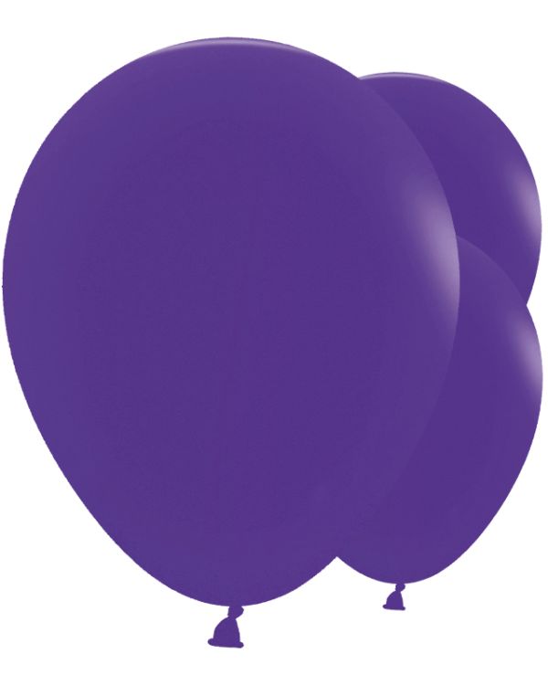 Fashion Violet 24&quot; Latex Balloons (3pk)