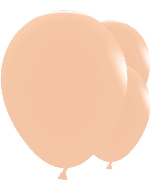 Fashion Peach 24&quot; Latex Balloons (3pk)