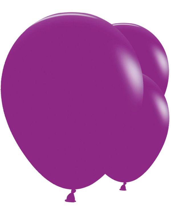 Fashion Purple Orchid 24&quot; Latex Balloons (3pk)