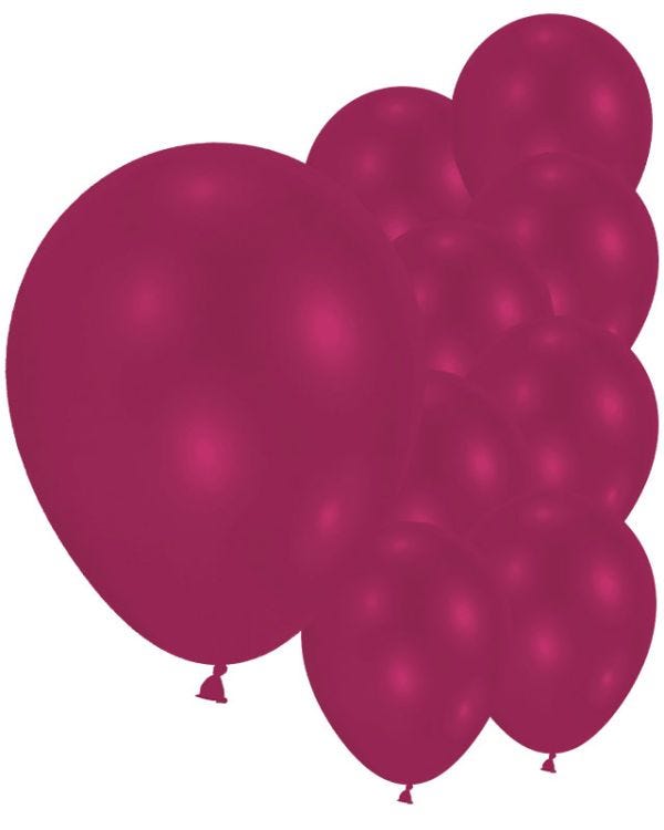 Metallic Assorted - 9&quot; Latex Balloons (10pk)