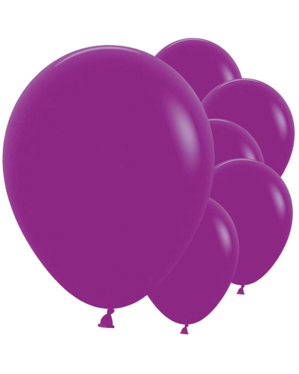 Fashion Purple Orchid - 12&quot; Latex Balloons (50pk)