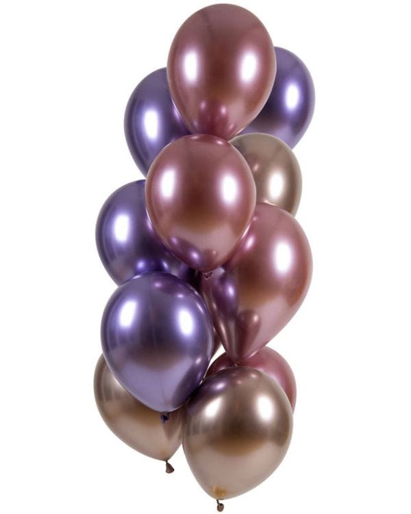 Ultra Shine Amethyst Balloons - 12&quot; Latex (12pk)