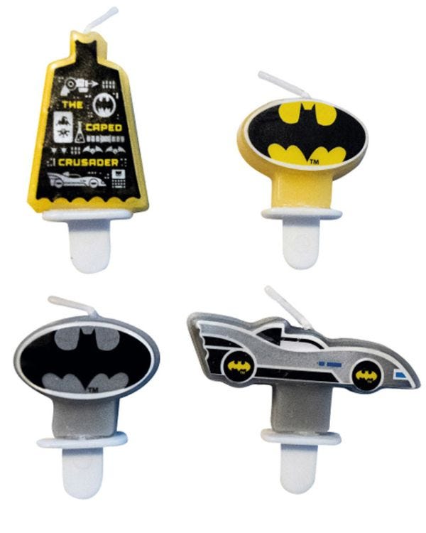 Batman Character Candles (4pcs)
