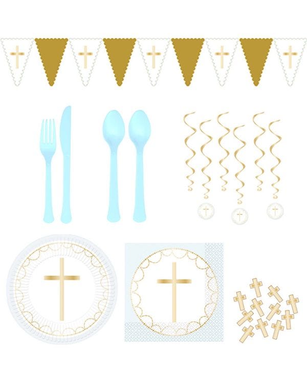 Blue Celebration Cross Function Party Pack for 40