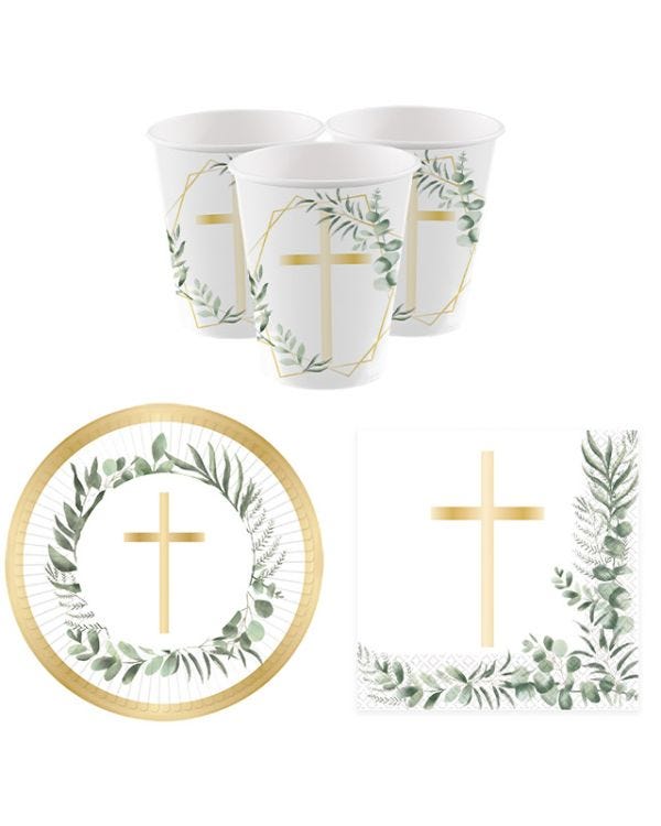 Botanical Celebration Cross Party Pack for 8