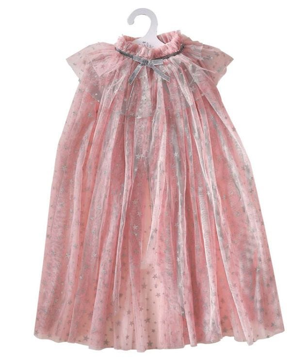 Blush &amp; Silver Star Cape