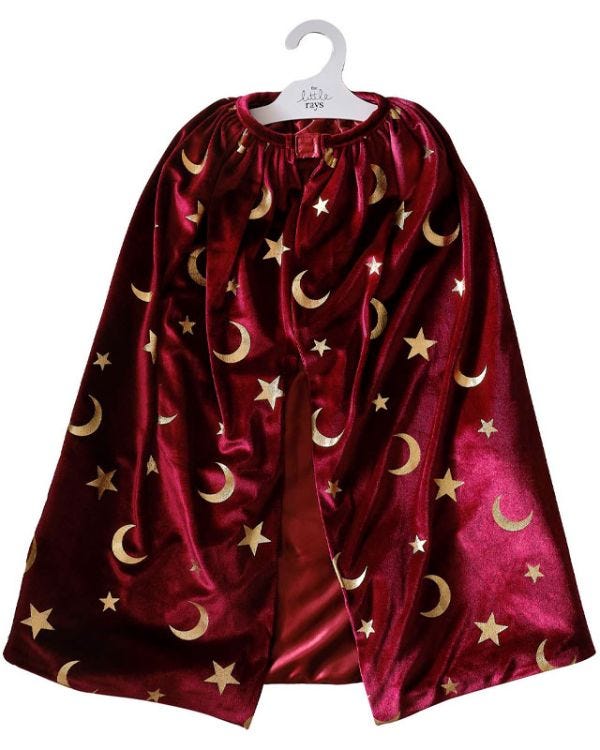 Magician Burgundy Cape