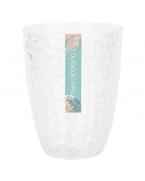 Dimple Effect Clear Tumbler