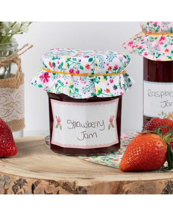 Floral Jar Sticker Sheets (21pk)