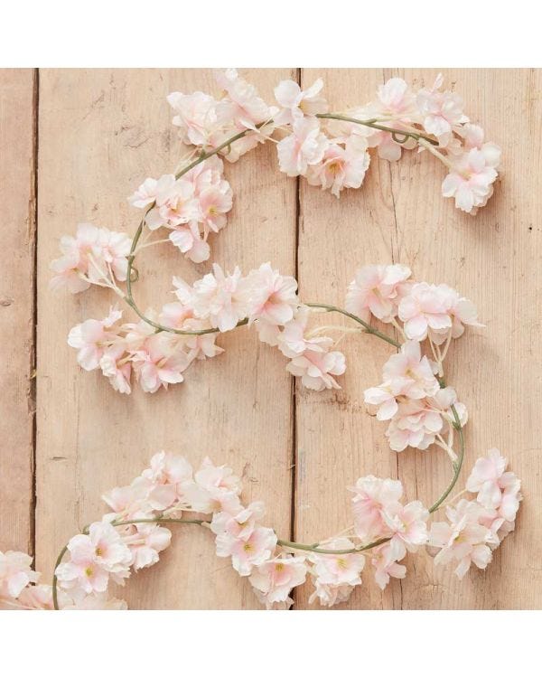Cherry Blossom Foliage Wire Garland - 1.8m