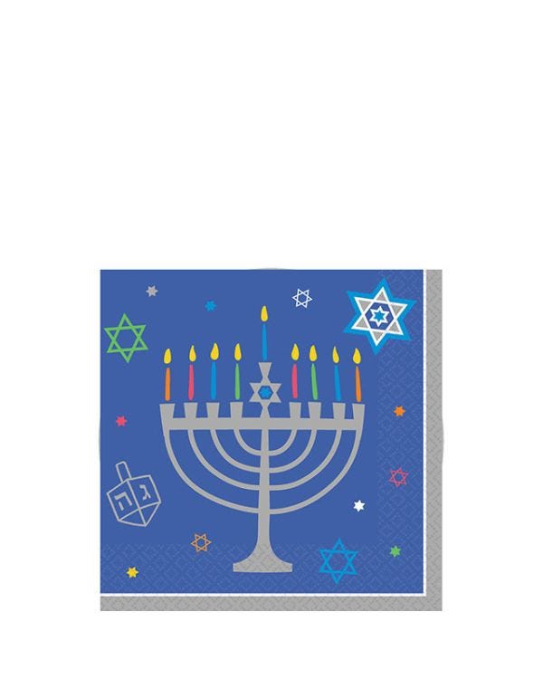 Diwali Eight Happy Nights Beverage Napkins 25cm (16pk)