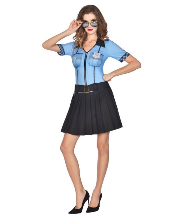 Sexy Police Woman - Adult Costume