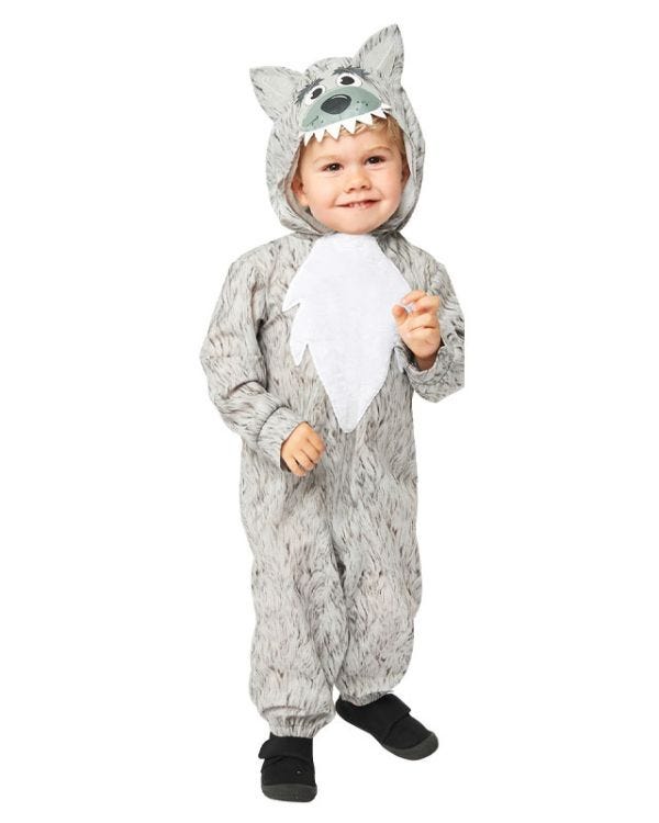 Wolf Onesie - Child Costume