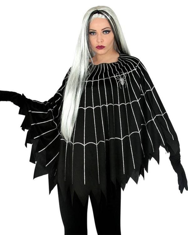 Spider &amp; Web Poncho