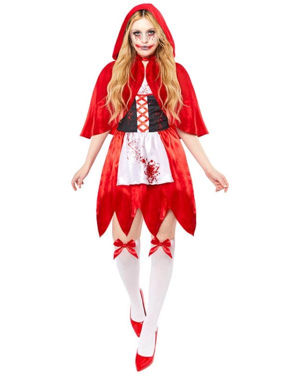 Little Dead Riding Hood Costume - Adult Costume