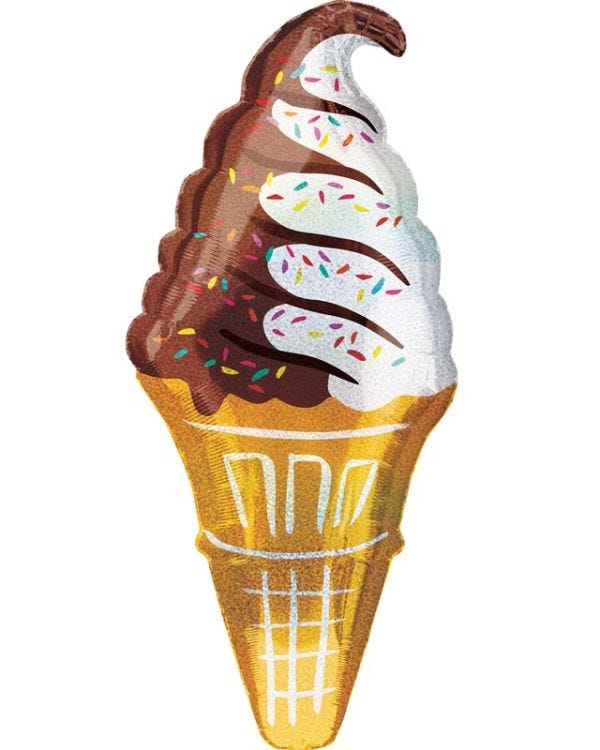 Ice Cream SuperShape Foil Balloon - 41&quot;