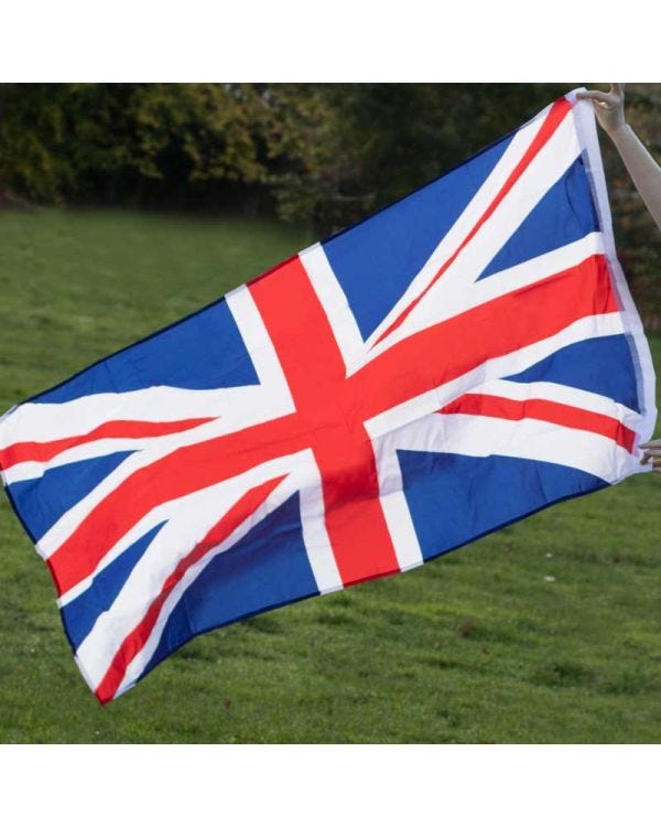 Union Jack Fabric Flag - 1.5m x 90cm