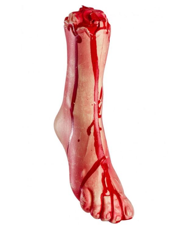 Bloody Foot Prop