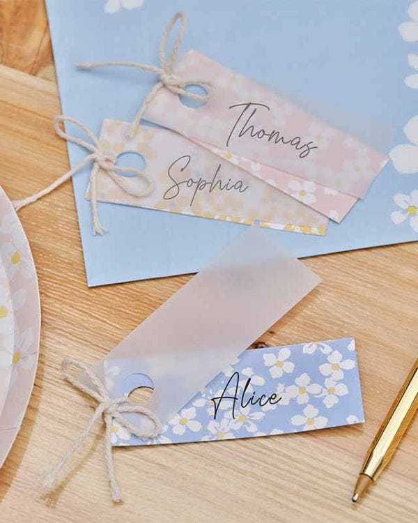 Floral Place Cards (10pk)