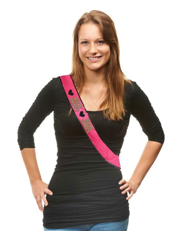 Hen Party Sequin Sash
