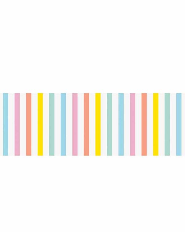 Pastel Ice Cream Paper Table Runner - 2.1m