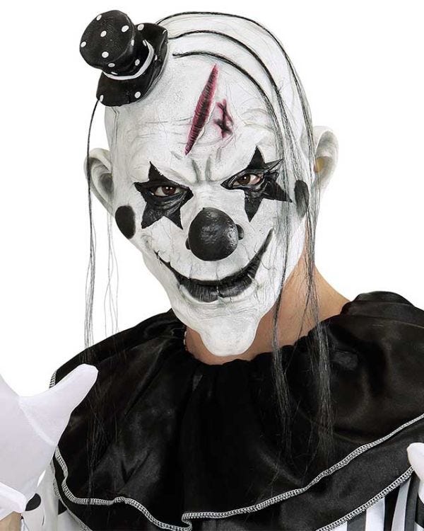 Killer Clown Mask &amp; Hat