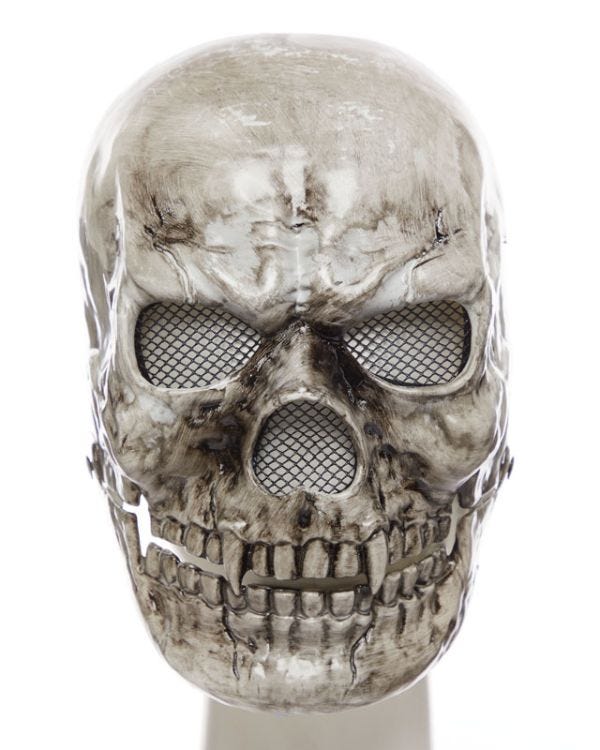 Skeleton Moving Jaw Mask