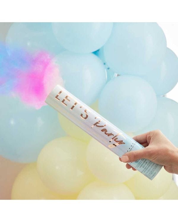 Multi Coloured Pastel Powder Smoke Cannon - 30cm