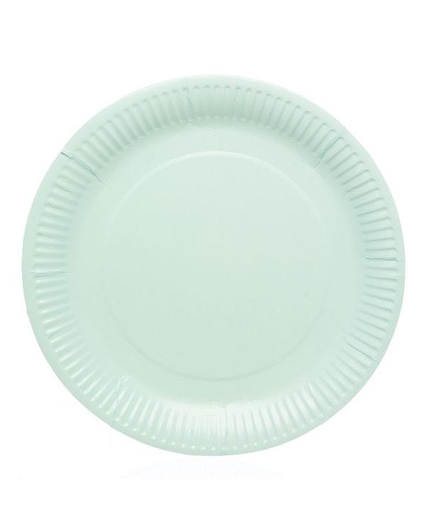 Duck Egg Paper Plates - 23cm (8pk)
