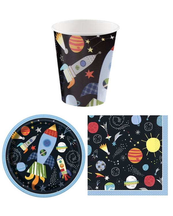 Outer Space Super Value Party Pack for 8