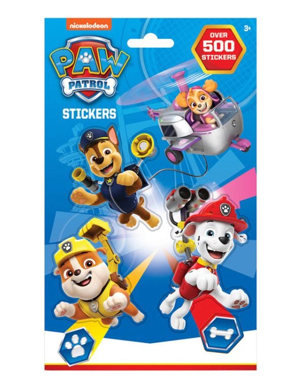 Paw Patrol 500 Stickers