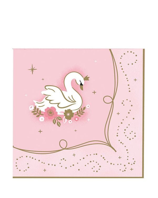 Princess for a Day Party Paper Napkins 33cm (16pk)