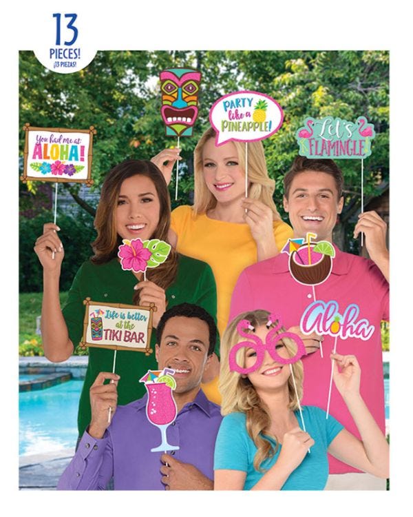 Hawaiian Photo Props (13pcs)