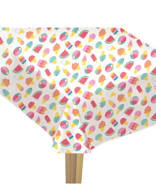 Just Chillin Flannel Backed Table Cover - 1.3m x 2.2m