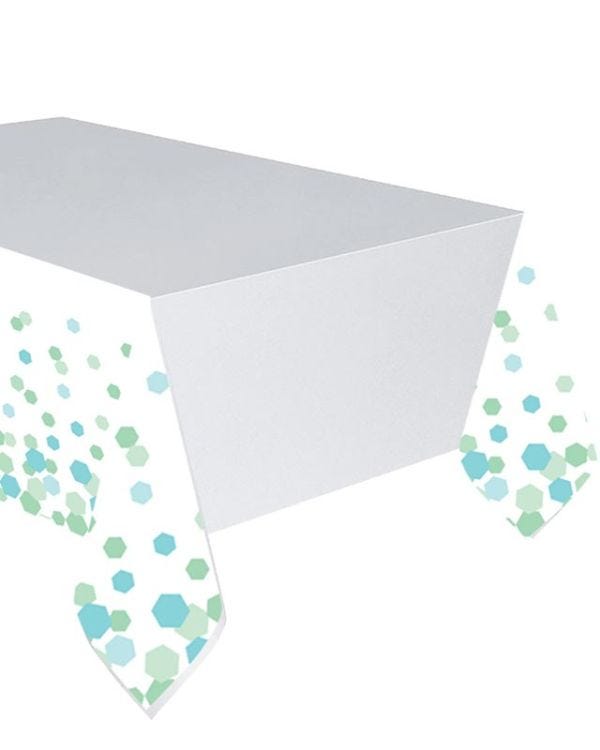 Shimmering Party Plastic Table Cover - 1.3m x 2.6m