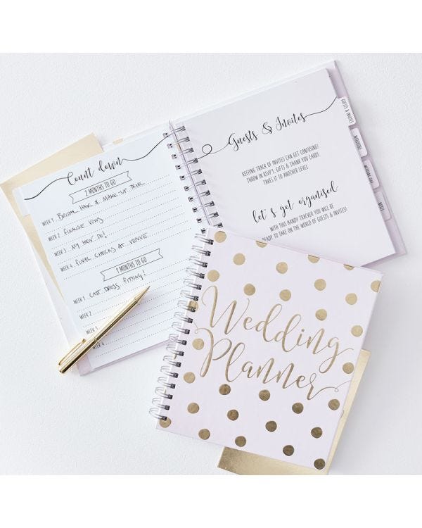 Pink &amp; Gold Wedding Planner