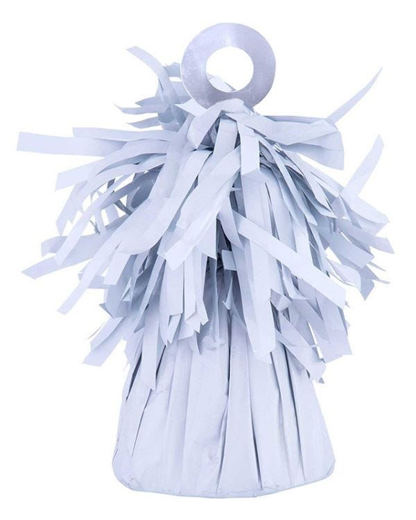 White Foil Balloon Weight - 170g