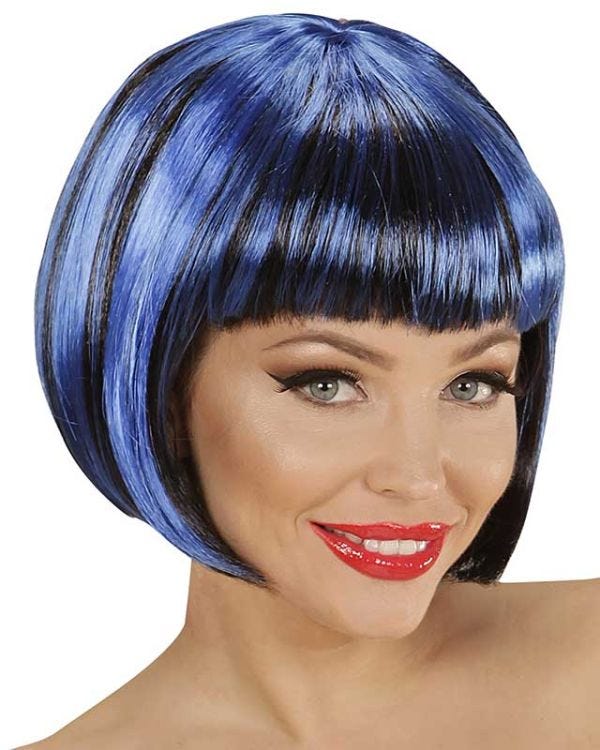 Blue &amp; Black Wig