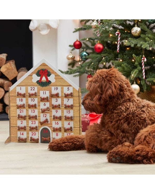 Dog Kennel Fill Your Own Advent Calendar - 45cm