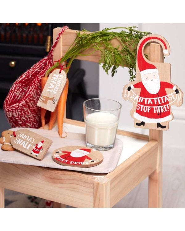 Wooden Santa &amp; Friends Christmas Eve Kit