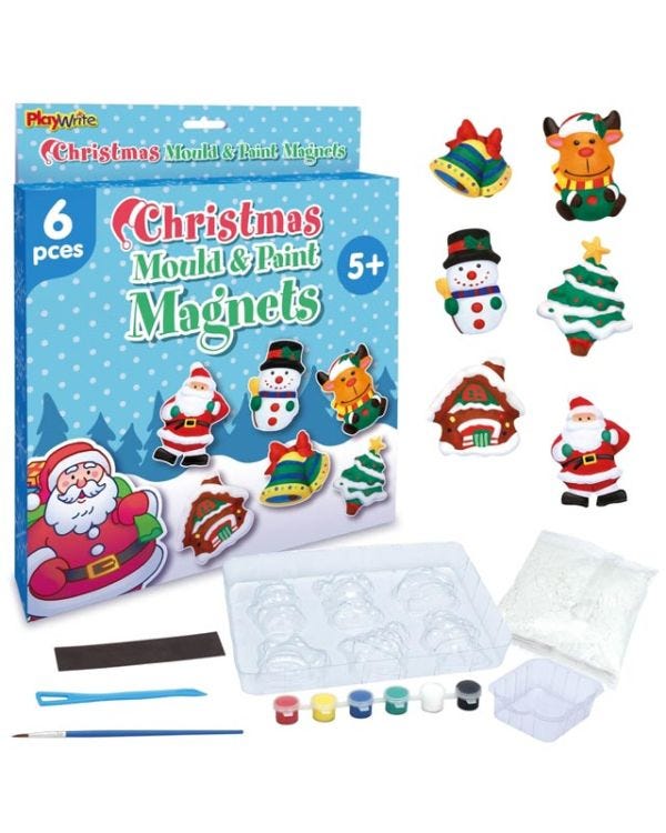 Christmas Mould &amp; Paint Magnets