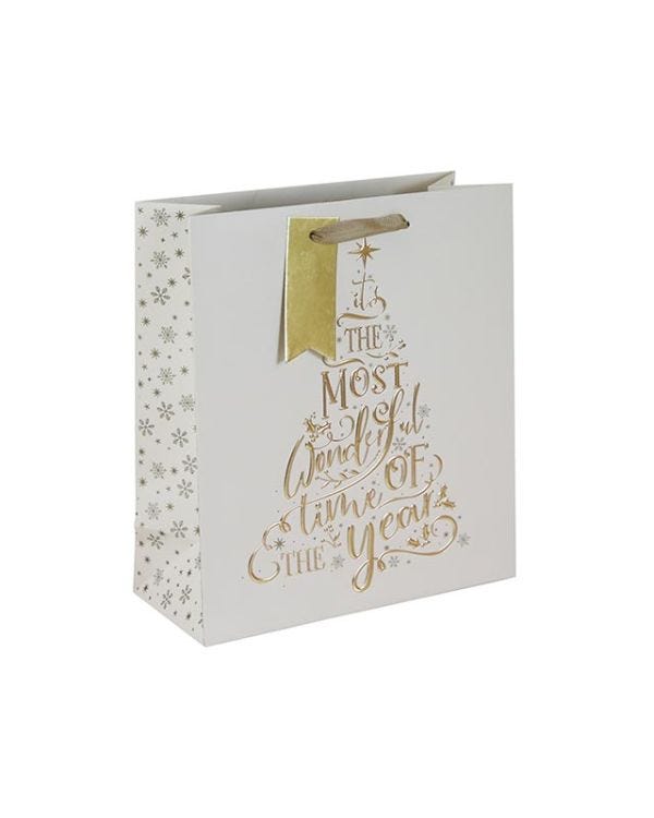 Wonderful Time Tree Medium Gift Bag - 25cm x 21cm