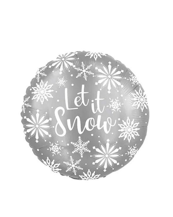 Let is Snow Balloon - 18&quot; Foil