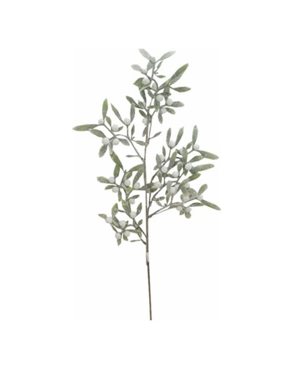 Glittered Mistletoe Spray - 72cm