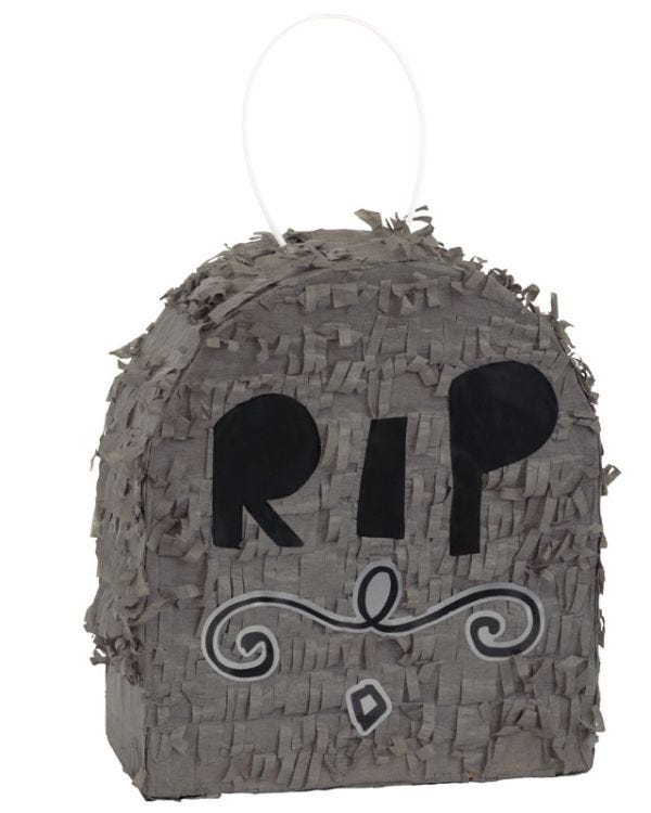 Mini Tombstone Pinata