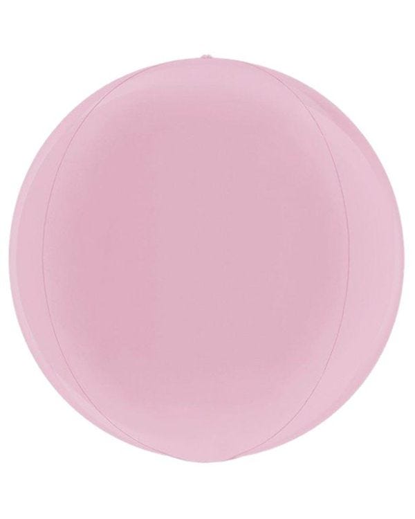 Pastel Pink Globe Balloon - 15&quot; Foil