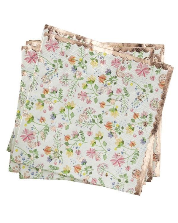 Ditsy Floral Floral Paper Napkins - 24cm (16pk)