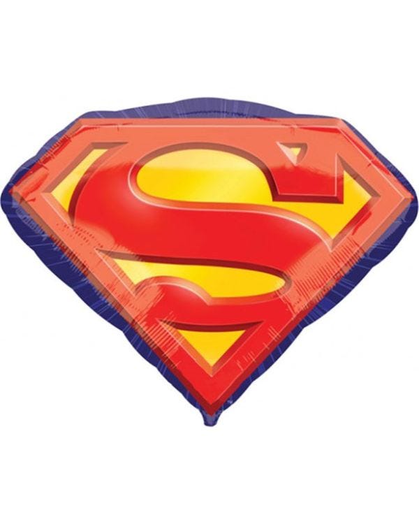 Superman Emblem SuperShape Balloon - 31&#039;&#039; Foil